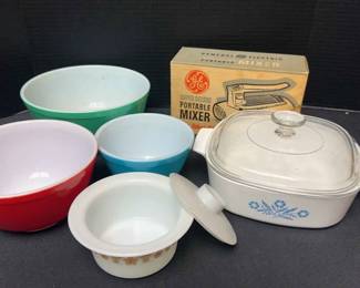 Vintage Cooking Wear, GE Mixer, Cornwall Hot Tray