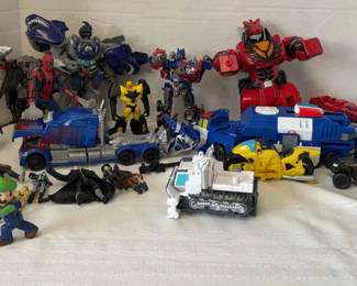 Transformers And Assorted Action Figures