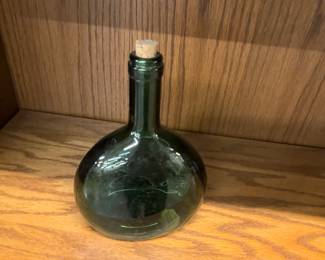 Green Bottle Decanter