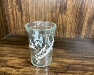 Welch's Jelly Jar Glass - Pteranodon Dinosaur
