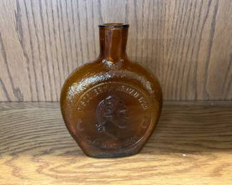 Capt James Cook Brown Glass Decanter