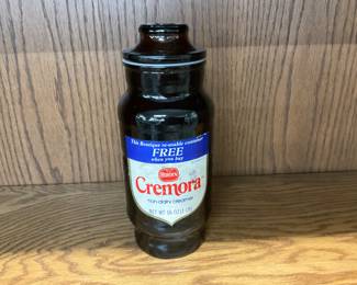 Glass Cremora Creamer Bottle with Lid