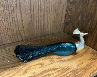 Avon Peacock Bird Cologne Bottle