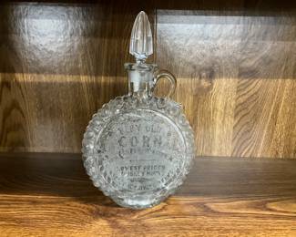 Uranium Clear Glass - Caspers Whiskey Decanter 