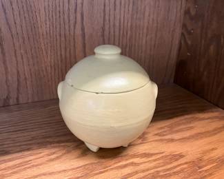 Ransburg Pottery Round Snack Jar