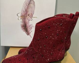 Most of the shoes and boots are size 9, some 8.5