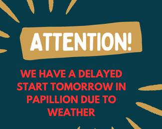 Turquoise Modern Warning with Rays Instagram Post