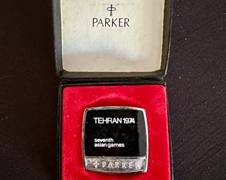 Commemorative Tehran 1974 Asian Games tape measure in original box