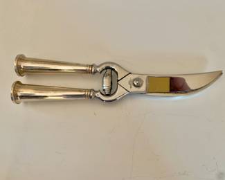 Poultry Shears with Sterling Handle