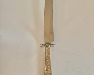Kirk & Sons Sterling Handle carving knife 
