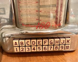 Vintage 1950s Seeburh Wall-O-Matic Jukebox / Diner Table Music box