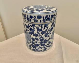 Blue and White Ginger Jar