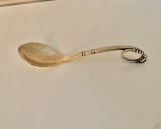 Denmark Signed  Jelly or Sugar Spoon