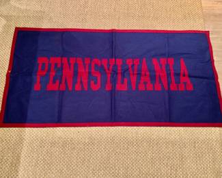 Vintage Pennsylvania Pennant Flag