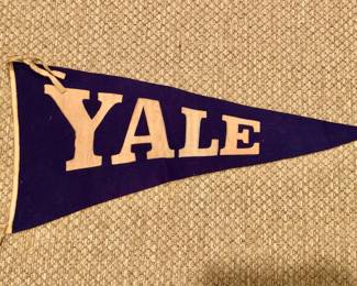 Vintage Yale Pennant Flag