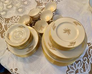 Vintage Lenox Harvest Wheat China Set