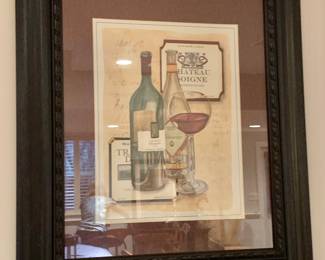 Framed Wine Print
