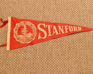 Vintage Stanford Pennant Flag