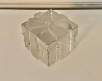 Tiffany Crystal Box with Bow