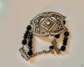 Art Deco style beaded bracelet 