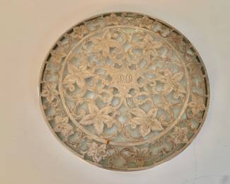 Sterling silver Floral Trivet