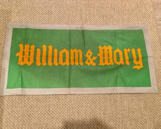 Vintage William & Mary Pennant Flag