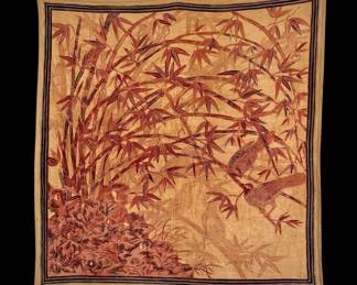 Bamboo with Birds Batik (38" x 41")