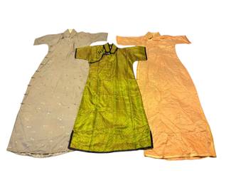 Vintage Asian Silk Dresses