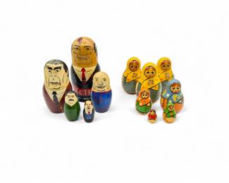 Russian wooden stacking dolls