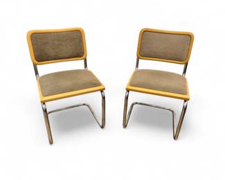 Pair of Vintage Marcel Breuer Cesca Chairs