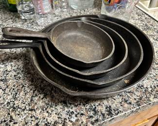 Vintage cast-iron pans