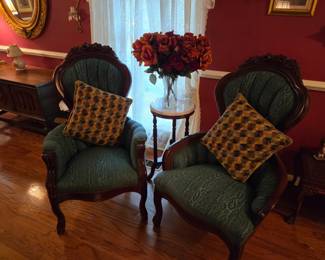 There has to be a pair! These are in pristine condition and will bring a touch of sophistication to any space!