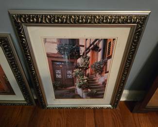 This is a copy of the second print ever sold at Kirklands! The colors are bright and cheery! Makes me wonder where this is? Was the artist sitting outside in a courtyard in Barcelona? Everything has a story right?