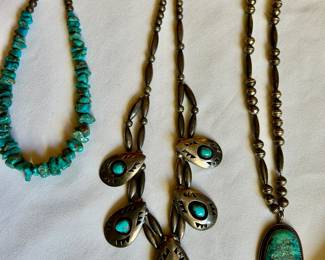 Center necklace signed S Dickens