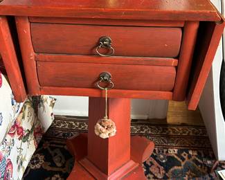 side table with drop sides