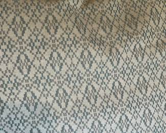 detail of chair and a half fabric