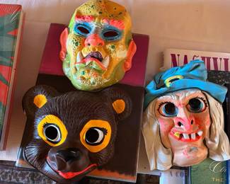 Vintage Halloween masks