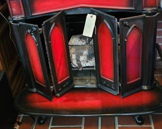 Monarch enameled cast iron, gas stove, unhooked and ready to go 