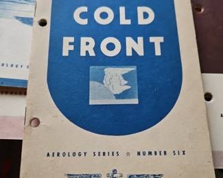 Almost a set for these WW2 Aerology booklets, three missing
