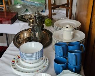 China, glass TV's, silverplate