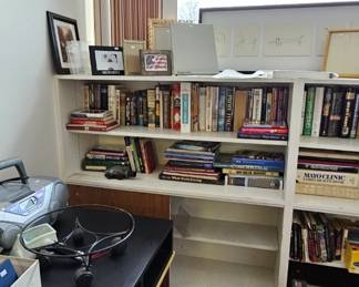 Books and unusual table