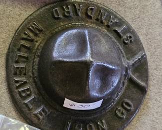 Standard Malleable Iron Co, advertising hat. They were a business in Muskegon Heights
