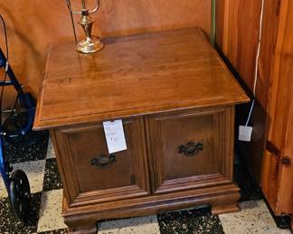 Square end table