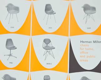 Herman Miller catalog, early 1960's, near mint