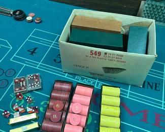 Casino Craps Poker Chips