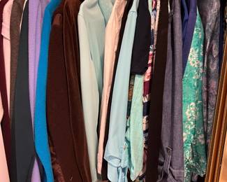 Clothing in this closet