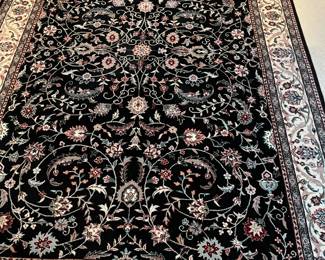 6'x9' Persian Iranian hand knotted wool rug - recently cleaned by DA Burns