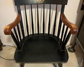 Windsor bonized chair with cherry arms: Cornell University