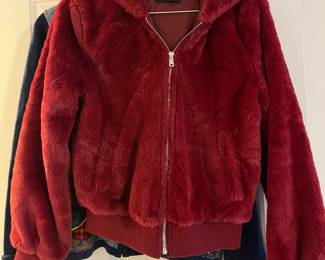 Love Tree fuzzy jacket