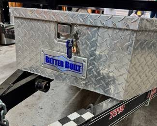 Utility Trailer with built in ramp